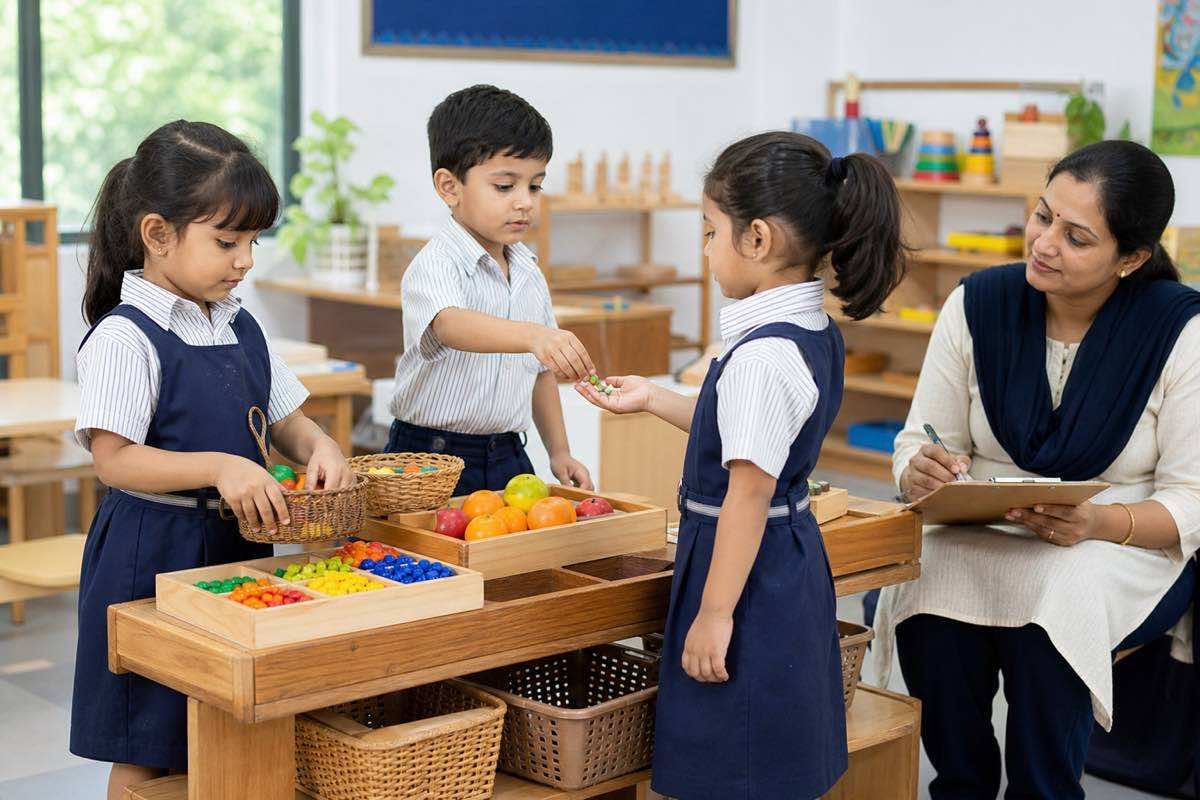Activity-based learning in kindergarten using number blocks