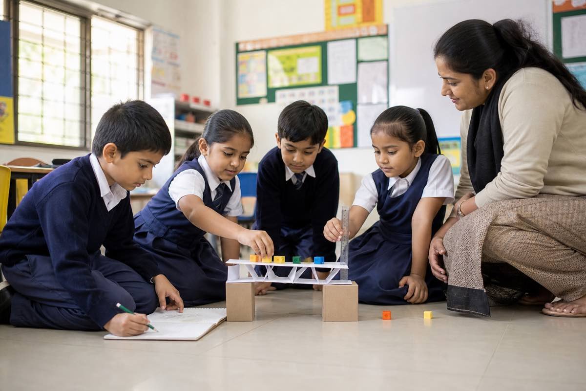 STEM education in CBSE schools through a primary bridge project