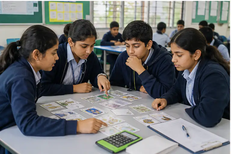 Students practise real-life application-based learning